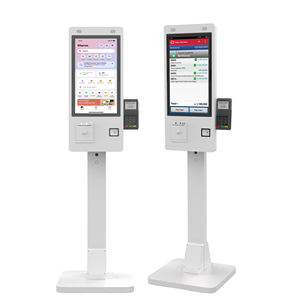 Escáner de sistema Pos de fábrica de 27 pulgadas, pago con tarjeta de crédito, máquina de pedido automático, quiosco de autoservicio interactivo táctil - Product Image 1