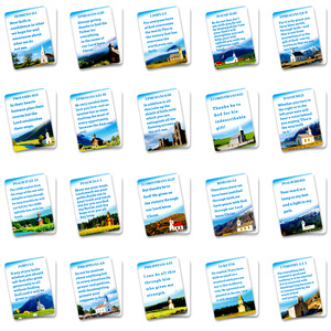 Nouvelles cartes bibliques en papier personnalisables de 50 pièces pour la version anglaise, messages créatifs inspirants et positifs - Product Image 4