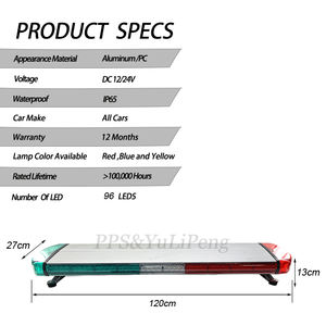 Prix d'usine pleine grandeur rouge <span class=keywords><strong>vert</strong></span> Ambulance <span class=keywords><strong>barre</strong></span> lumineuse toit de voiture avertissement d'urgence balise rotative <span class=keywords><strong>remorquage</strong></span> épave led lumière stroboscopique - Product Image 3