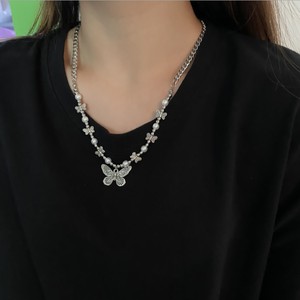 Collana con ciondolo a farfalla gotica per donna girocollo estetica accessori a catena Grunge ragazza colletto Indie gioielli amici - Product Image 4