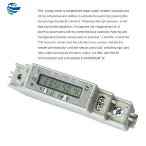 Compteur kilowattheure monophasé Iot Solutions <span class=keywords><strong>Watt</strong></span> Compteurs intelligents Rail Din Compteur d'énergie électrique Kwh à base de Lora - Product Image 2