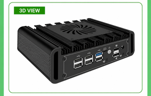 Mini PC H31F Intel N150 Core i3 N300 sin ventilador, firewall, 3 puertos LAN de 2500 Mbps, 2 puertos SFP de 10 GbE, dispositivo de seguridad de red. - Product Image 6
