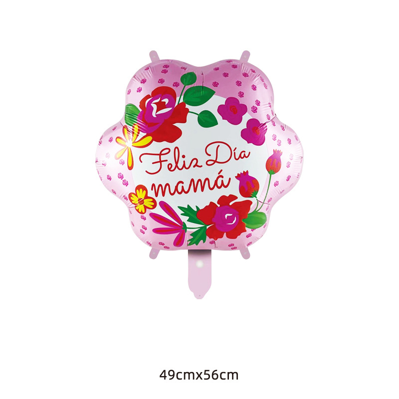 Rose rose vif-Fliz Dia maman