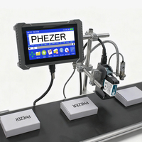 Codificador de Inyección de Tinta en Línea U7 de Alta Resolución con Cuerpo de Aluminio, Pantalla de 7 Pulgadas, Impresora de Inyección de Tinta Térmica Multicabezal para Codificación de Fechas por Lotes