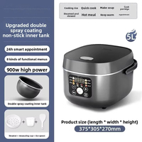 Cuisinière à riz électrique multifonction intelligente Vanward 5L pour la maison, chauffage par châssis, 800W, cuve intérieure antiadhésive à double revêtement