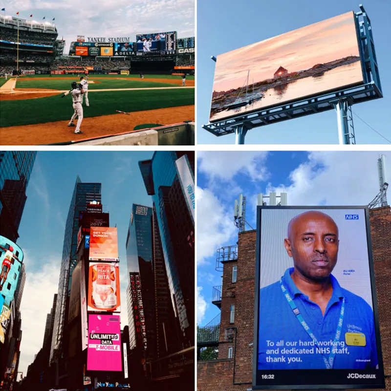 outdoor P8 SMD custom stadium large advertising video panel RGB 960x960 digital led display