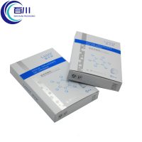 Caja de Embalaje Cosmética Plegable Ecológica de Papel Plateado Premium para Mascarillas Faciales, Frascos de Maquillaje, Aceites Esenciales o Productos de Perfumería
