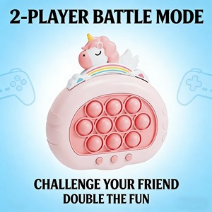 Macchina da <span class=keywords><strong>gioco</strong></span> educativa Quick Push <span class=keywords><strong>Pop</strong></span> <span class=keywords><strong>IT</strong></span> con 6 stili, 645 livelli, luci e suoni, <span class=keywords><strong>gioco</strong></span> di battaglia per 2 giocatori, giocattolo antistress per l'allenamento della reazione dei bambini - Product Image 5
