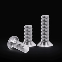 Tornillos acrílicos de cabeza plana M3*10mm, tornillos transparentes de cabeza avellanada cruzada, tornillos de plástico resistentes a los rayos UV para PC, pernos acrílicos