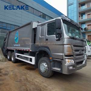 Camion compacteur de déchets HOWO 5,5 tonnes 6x2, moteur diesel manuel avec pompe et moteur - Product Image 5