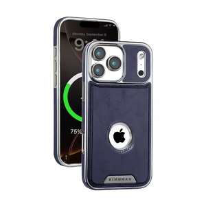 เคสโทรศัพท์หนัง PU แบบนิ่มขอบแม่เหล็ก สำหรับ iPhone 17 12 13 14 Pro Max 15 16 Plus 17 Air พร้อมโลโก้แบบตัด - Product Image 4