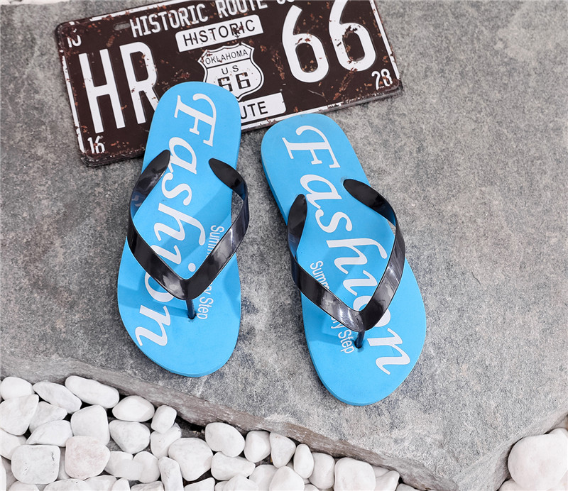 Custom Logo Hollow Flip-flops EVA Hotel Slippers Outdoor Beach Flipflops Slippers