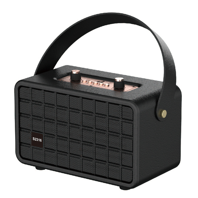 S2317 S2316 Retro Bluetooth Speaker Radio Christmas Gift Wooden Crafts Gift Vintage Radio Retro Bluetooth Speaker