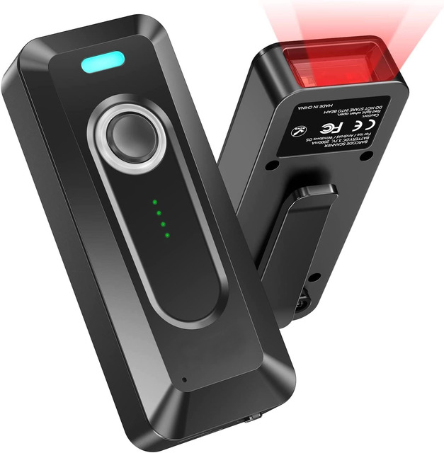 2D Barcode Scanner Mini 2.4G Wireless Handheld Portable 1D 2D QR Code Data Matrix PDF417 Reader With Storage Function