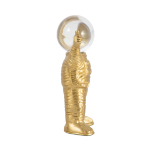 Scultura di Astronauta con Accento di Sfera di Cristallo per Decorazioni Domestiche, Ornamenti per Bagno, Ufficio, Soggiorno - Product Image 3