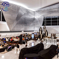 Panneaux de plafond perforés en aluminium Plafond métallique