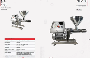 ¡Oferta Increíble! Máquina de Extracción de Aceite por Presión en Frío NF100 Eficiente – Prensa de Extracción de Aceite Comercial e Industrial – Exportación - Product Image 2