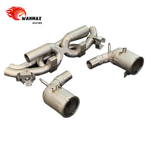 Système de catback d'échappement à soupape en acier inoxydable 304 haute Performance pour Porsche 2022 <span class=keywords><strong>992</strong></span> Targa <span class=keywords><strong>4</strong></span> <span class=keywords><strong>GTS</strong></span> avec tuyaux de descente - Product Image 3