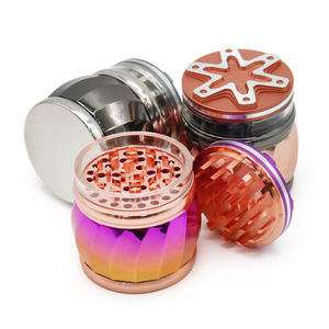 Molino de Hierbas Hexagonal en Forma de Estrella, de Metal y Aleación de Zinc, Accesorios para Fumadores, con Logotipo Personalizado - Product Image 3