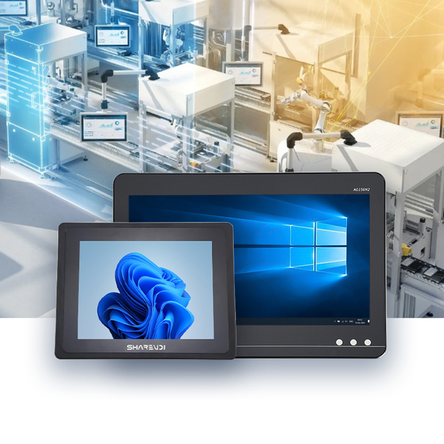 10.4'' 15.6'' Inch IP65 Waterproof Core I3/I5/I7 Win11 All-in-One Fanless Capacitive Industrial Panel PC RJ45 1*MSATA Self