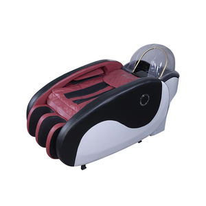 Table de massage électrique moderne HICOMED Lemesy pour salon de beauté, en PU, avec cadre en acier inoxydable, 3 moteurs, lumière LED et repose-jambes aquatique - Product Image 6