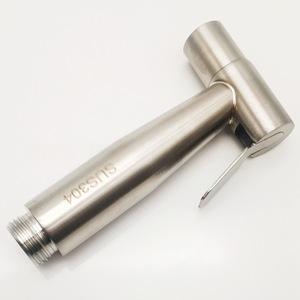 304 Stainless Steel Bidet Sprayer Elongated Minimalist Design Easy Installation Wall <b>Mounted</b> Toilet <b>Spray</b> Head - Product Image 4