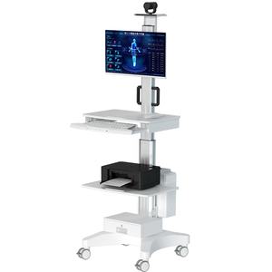Chariot d'ordinateur <span class=keywords><strong>mobile</strong></span> d'hôpital réglable en hauteur chariot de moniteur médical terminaux de télémédecine pour l'école de bureau à domicile d'hôpital - Product Image 5