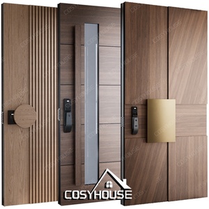 China Top Suppliers Modern Aluminum Steel Pivot Main Entrance <strong>Door</strong> <strong>Design</strong> Security Front Entry <strong>Doors</strong> for Houses Exterior <strong>Doors</strong> - Product Image 5