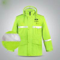 Veste jetable de soudage en polyester imperméable respirant résistant au feu de sécurité réfléchissante haute visibilité