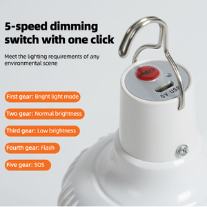 <span class=keywords><strong>Lampadina</strong></span> LED <span class=keywords><strong>da</strong></span> campeggio a ricarica rapida per esterni, - Product Image 4