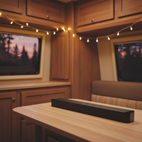 Nouveauté 2026 : Système Home Cinéma sans fil 2.1 120W avec Subwoofer DeepBass et Télécommande, en Plastique et Bois, le plus vendu