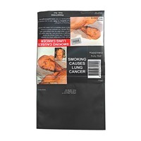 Pochette à tabac refermable personnalisée avec fermeture éclair 50g Mylar Plastique Emballage de tabac à rouler à la main Sac à tabac anti-odeur Ziplock Sac à feuilles