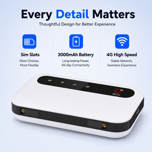 <span class=keywords><strong>Router</strong></span> Portátil Inalámbrico OLAX 2026 de Banda Global para Exteriores, Auto y Oficina, con Batería de 3000 mAh, <span class=keywords><strong>4G</strong></span> Móvil, 150 Mbps, con SIM - Product Image 3