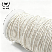 Cordes personnalisées en Dyneema UHMWPE 2,2 mm, cordes de pêche, cordes de retenue, cordes de maintien |   Corde torsadée à 3 brins |   Haute résistance, faible élasticité