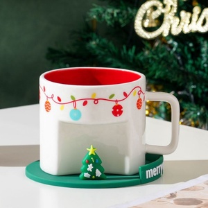 <span class=keywords><strong>2025</strong></span> thiết kế mới gốm giáng sinh <span class=keywords><strong>Mug</strong></span> với chất béo xử lý phim hoạt hình phong cách cốc cà phê kỳ nghỉ quà tặng cho mùa đông - Product Image 2