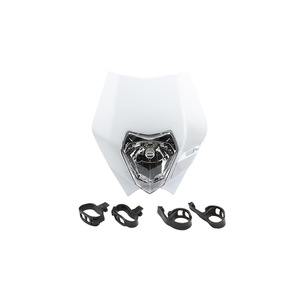 Carenado de Faro para Motocicleta Zuqing HL103 2 Negro, Kit de Iluminación Universal para Motocicleta Todoterreno con Soportes de Montaje - Product Image 3