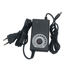 Jingruian Adjustable <b>Power</b> <b>Adapter</b> 3-12V 2A DC Output USB DC 3.5mm Plug Usable For Electronics Devices - Product Image 1