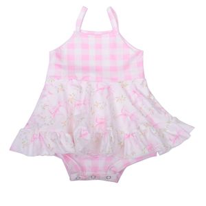Envío Rápido, Falda Tipo Peplum Personalizada para Bebés y Niñas Pequeñas, de Algodón y Bambú, de Secado Rápido, Transpirable, con Volantes - Product Image 4