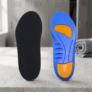 แผ่นรองรองเท้ากีฬา JS JS-0539 สำหรับผู้หญิงและผู้ชาย ช่วยบรรเทาอาการปวดฝ่าเท้าอักเสบ รองรับอุ้งเท้า แก้ปัญหาเท้าแบน ผลิตจากยาง ให้ความสบาย - Product Image 3