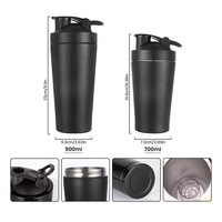 Bouteille d'eau isotherme en métal sans BPA personnalisée pour le sport, shaker de gym en acier inoxydable 304 pour le fitness, vente en gros