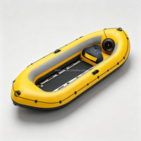 Bateau-schlitten gonflable de sauvetage aquatique, robuste, insubmersible, certifié CE, portable