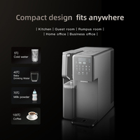 Distributeurs de système de filtration d'eau du robinet de bureau de 100 gallons avec cartouche d'osmose inverse chaude et froide Distributeur de purificateur d'eau RO