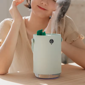 Humidificador de <span class=keywords><strong>cactus</strong></span> portátil de gran capacidad de 1L, dormitorio, sueño, purificación silenciosa, rociador de aire, lámpara de mesa pequeña - Product Image 6