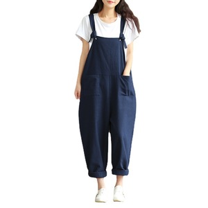 Nouveau à venir femmes salopette Harem <span class=keywords><strong>combishort</strong></span> femmes lâche Vintage grande taille combinaisons - Product Image 1