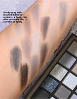 Palette de fards à paupières gris ciment gothique, plus de 8 couleurs, poudre scintillante nacrée, finition mate, longue tenue, outil de maquillage smoky