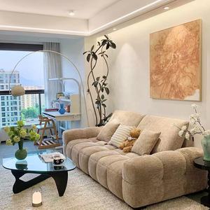 Juego de Muebles de Sala de Estar de Estilo Francés Retro Moderno, Color Crema, <span class=keywords><strong>para</strong></span> el Hogar u Hotel, con Tapicería de Tela - Product Image 2