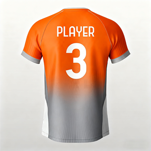 ชุดเสื้อฟุตบอลสำหรับฝึกซ้อมฤดูร้อนแบบโมเดิร์น สำหรับทีม  รับสกรีนโลโก้ ระบายอากาศ แห้งเร็ว 100% โพลีเอสเตอร์ คอกลม - Product Image 2