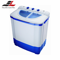 Mini lave-linge semi-automatique de haute qualité avec sécheuse, capacité de lavage de 6,0 kg
