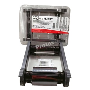 Ruban d'imprimante de cartes PVC <span class=keywords><strong>Evolis</strong></span> <span class=keywords><strong>Primacy</strong></span> Zenius <span class=keywords><strong>Evolis</strong></span> RCT023NAA Ruban noir monochrome 2000 impressions pour l'impression de cartes d'identité - Product Image 2