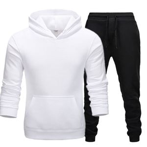 Ensemble de survêtement deux pièces personnalisé avec logo, pour hommes et femmes, sweat-shirt de haute qualité, sweat à capuche et jogging unisexe, ensemble de jogging - Product Image 4